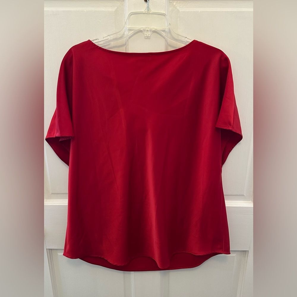 Universal Standard  Viva Boatneck Top in Red Small/14/16 - Picture 2 of 8